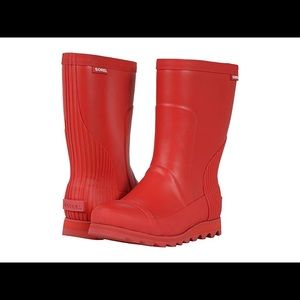 Red Sorel Rainboot